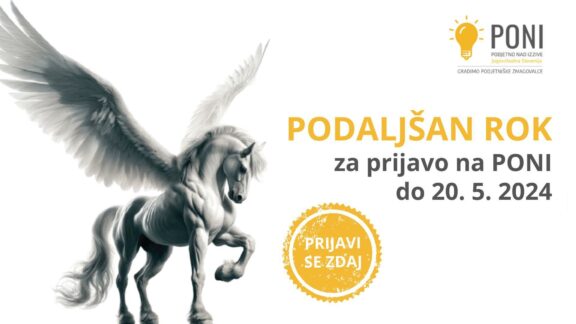 PODALJŠUJEMO ROK ZA PRIJAVO V PROGRAM PODJETNO NAD IZZIVE PONI JV SLOVENIJA