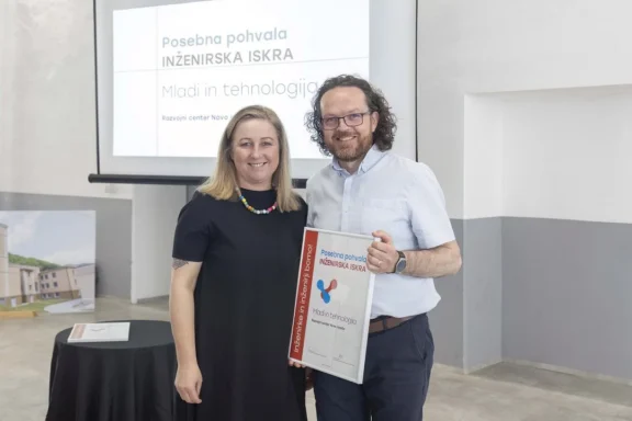 Priznanje Inženirska iskra za program Mladi in tehnologija